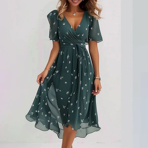 Shaina™ - Printed Summer Dress