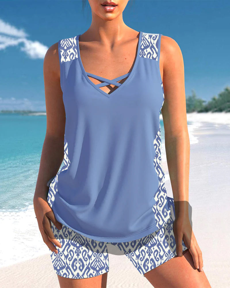 Demi™ - Comfy Printed Tankini