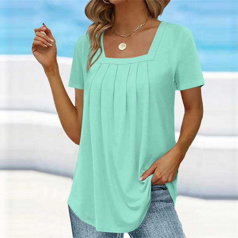 Carmel™ - Pleated Casual Blouse