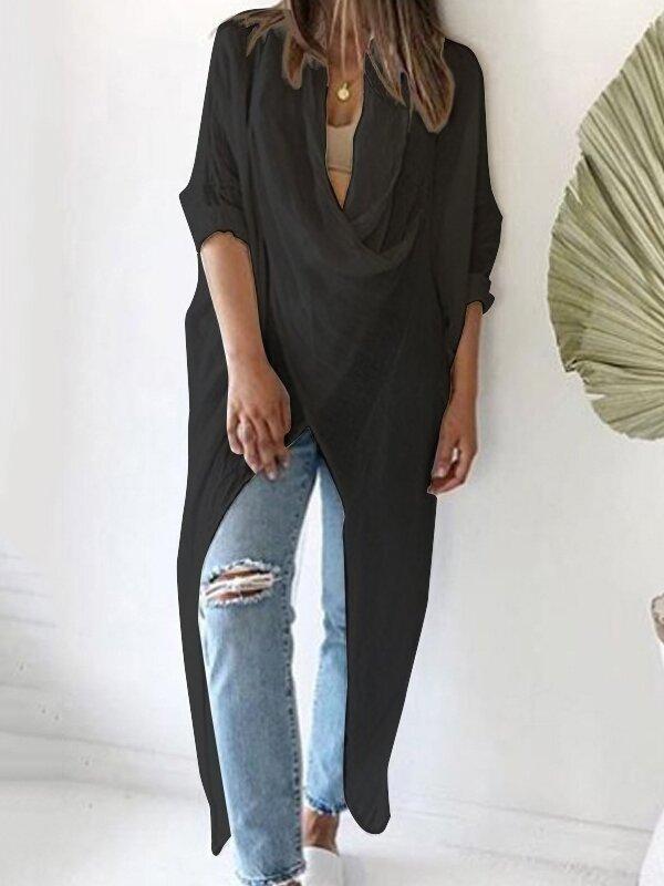 Zendaya™ - Draped Cowl-Neck Top