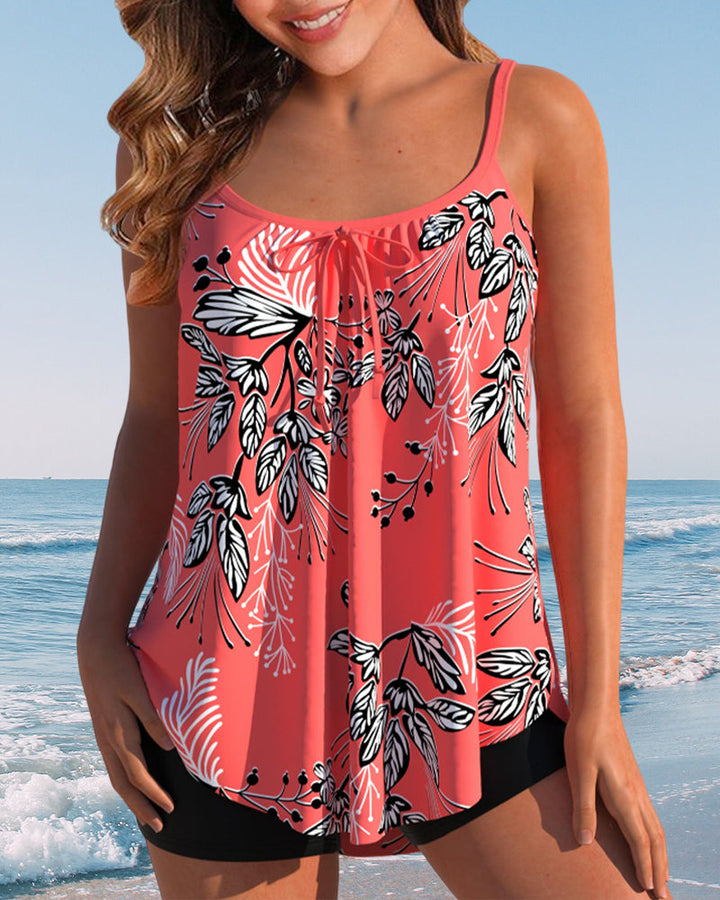 Lindsey™ - Printed Elegant Tankini