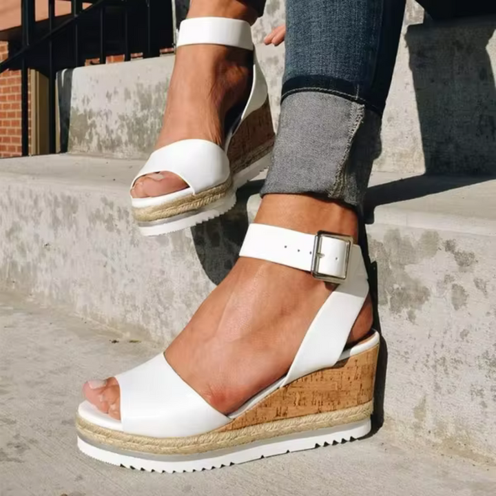 Cassie - Minimal Wedge Sandals