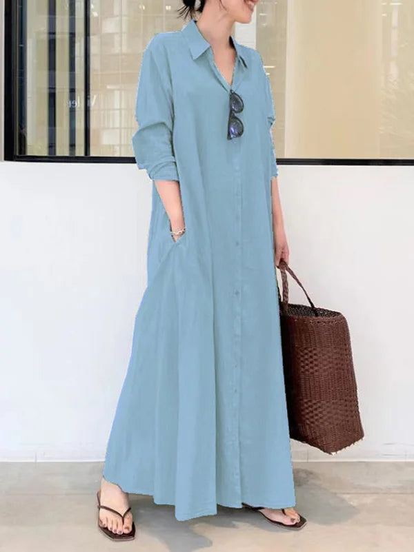 Shara™ - Relaxed Shirt Dress