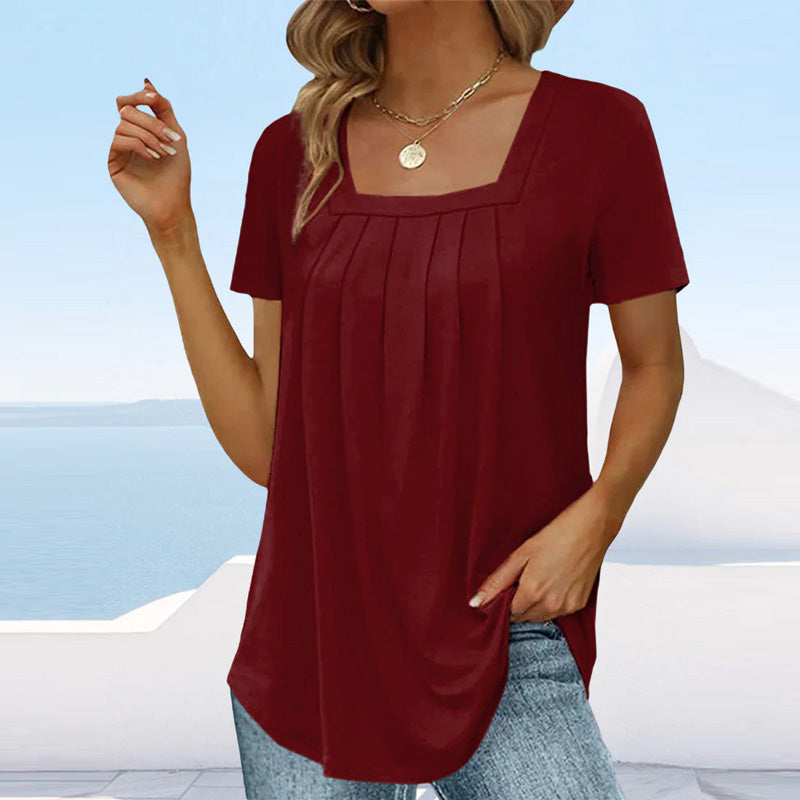 Carmel™ - Pleated Casual Blouse