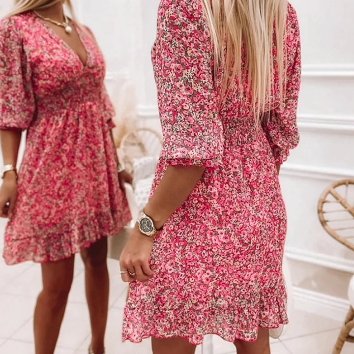 Lia™ - Floral Elegance Dress