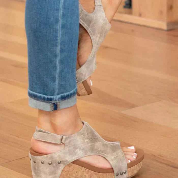 Paige - Comfort Wedge Sandals