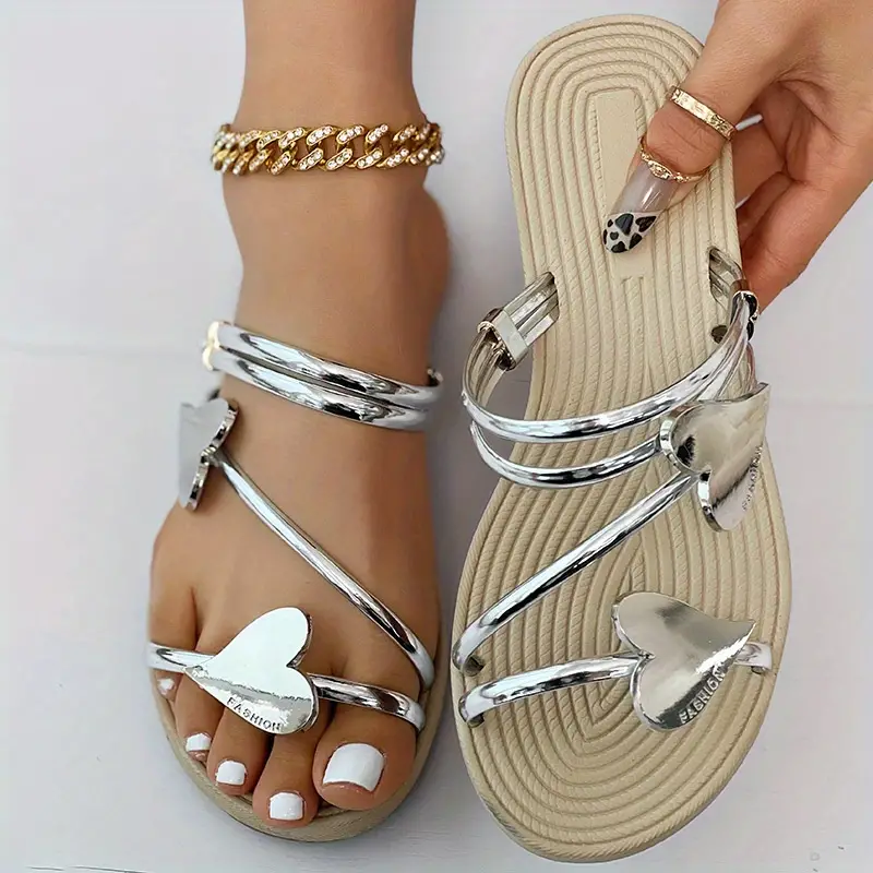 Quin™ - Elegant Metallic Sandals