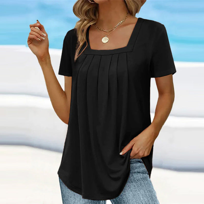 Carmel™ - Pleated Casual Blouse