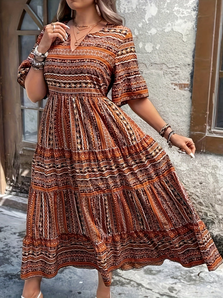 Liezel™ - Ethnic Flowy Dress