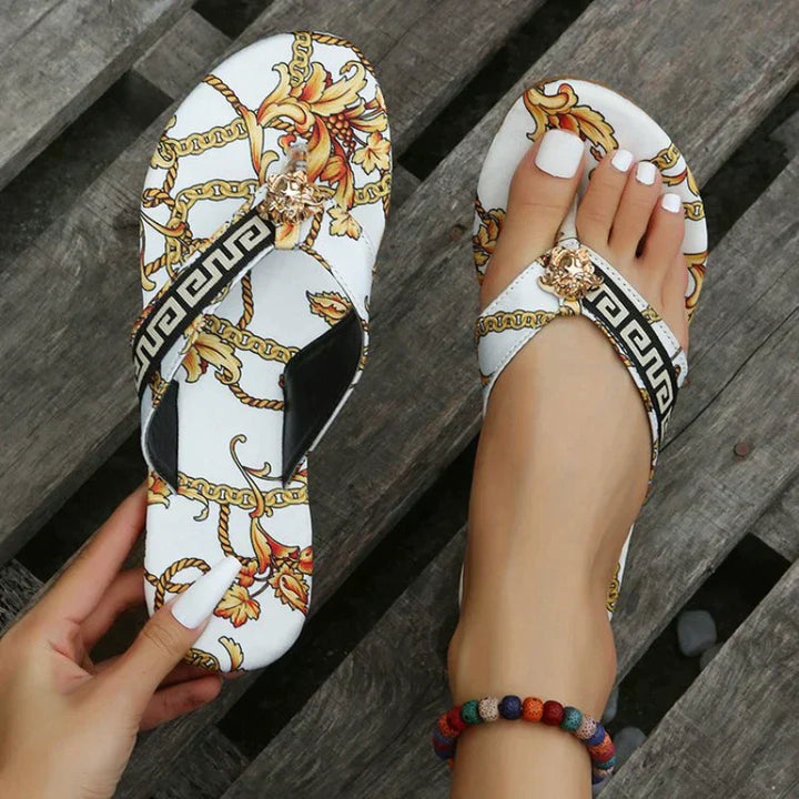 Pheobe™ - Luxe Print Sandals