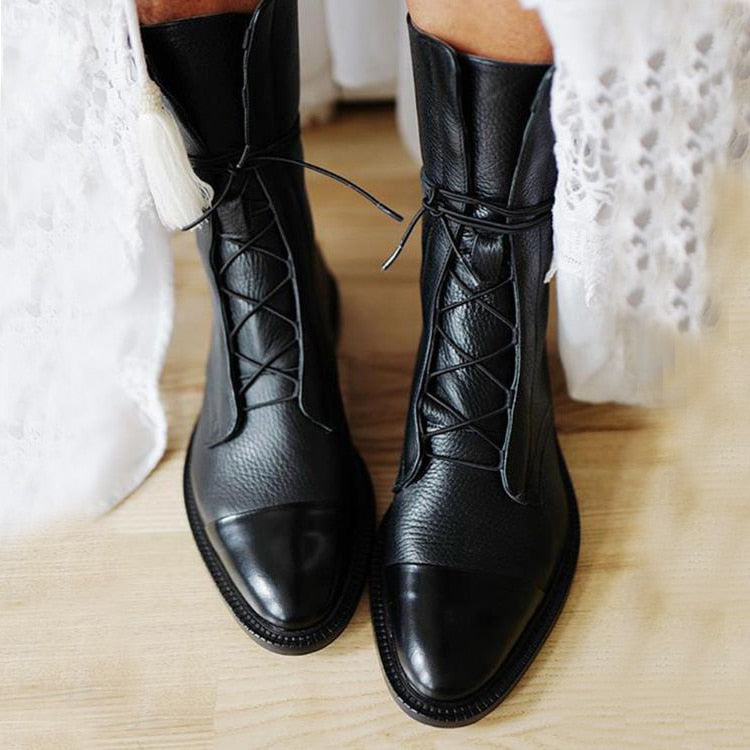 Felicity™ - Timeless Lace-Up Boots