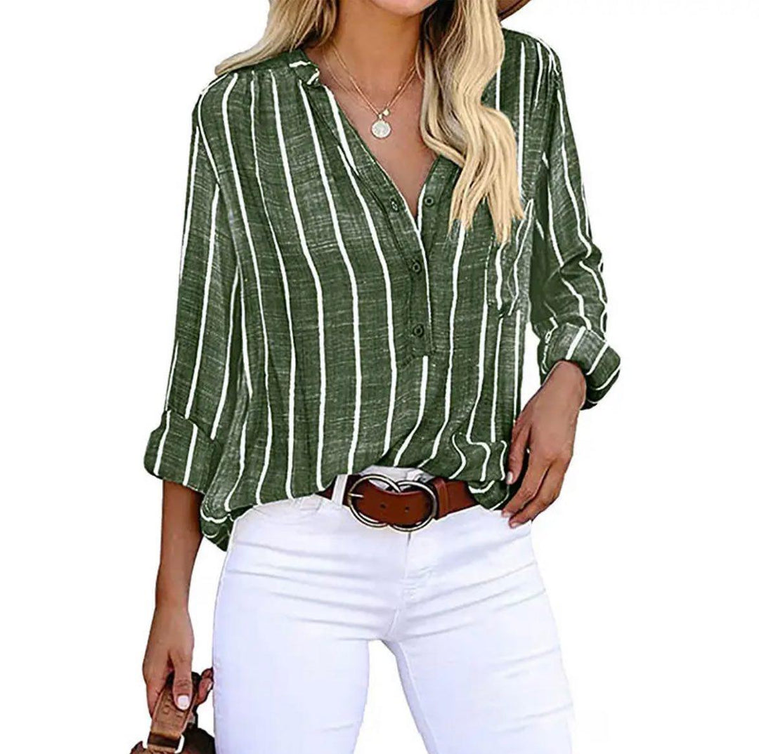 Josie™ - Casual Striped Blouse