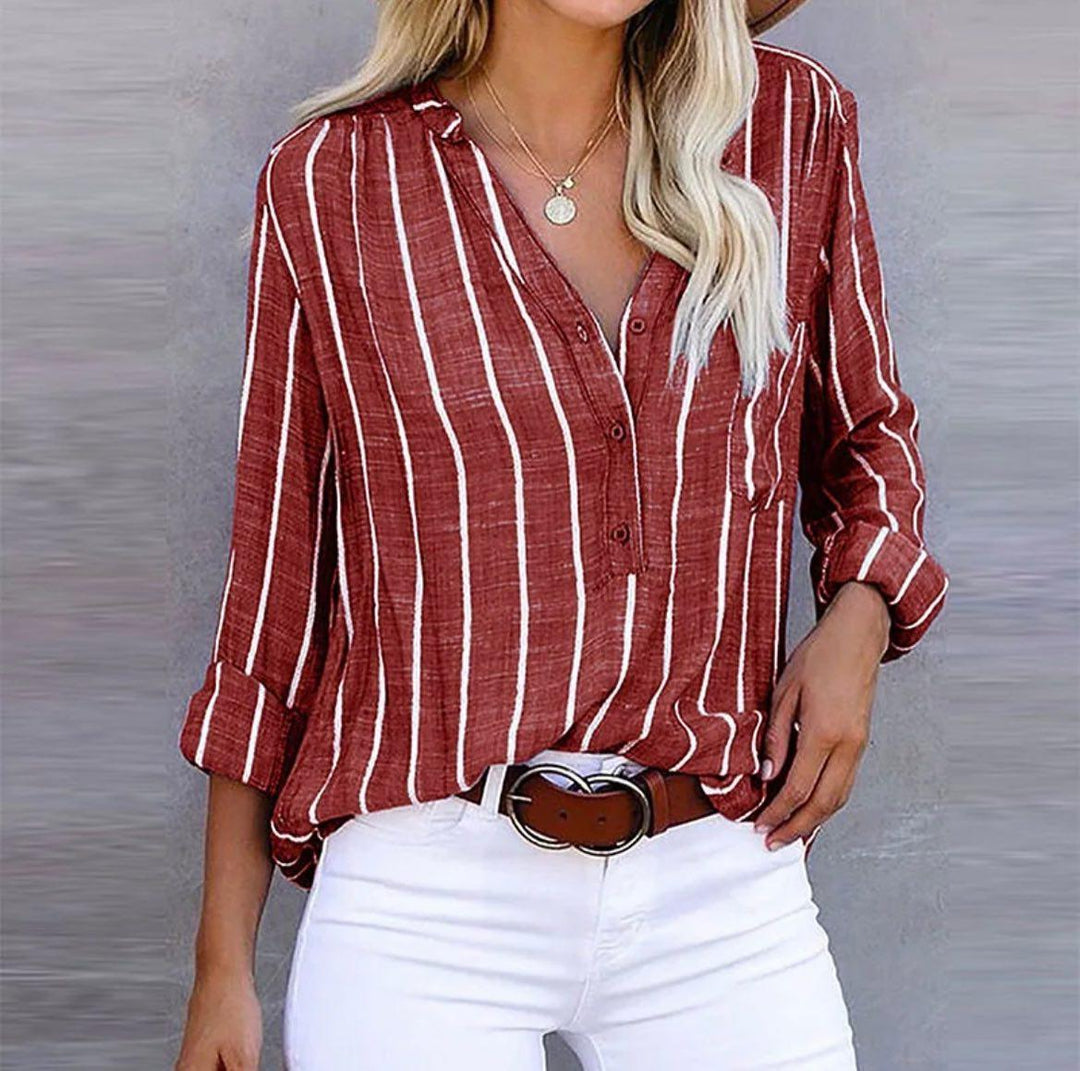 Josie™ - Casual Striped Blouse