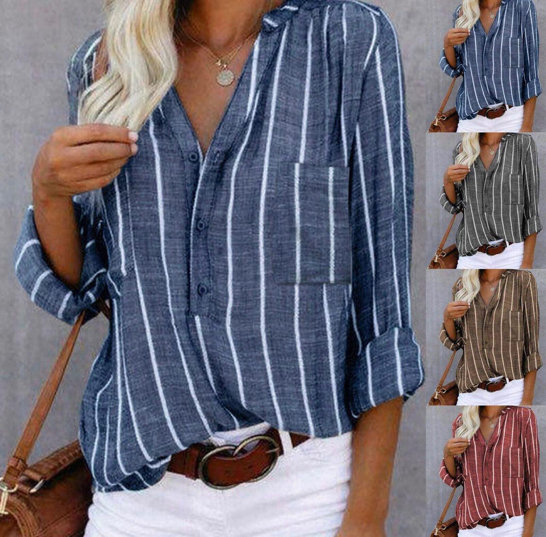 Josie™ - Casual Striped Blouse