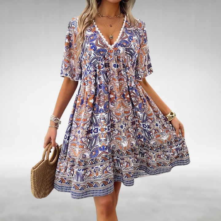 Jolina™ - Printed Swing Dress