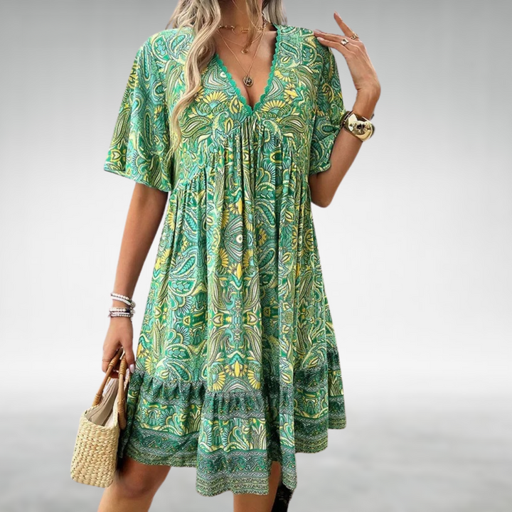 Jolina™ - Printed Swing Dress