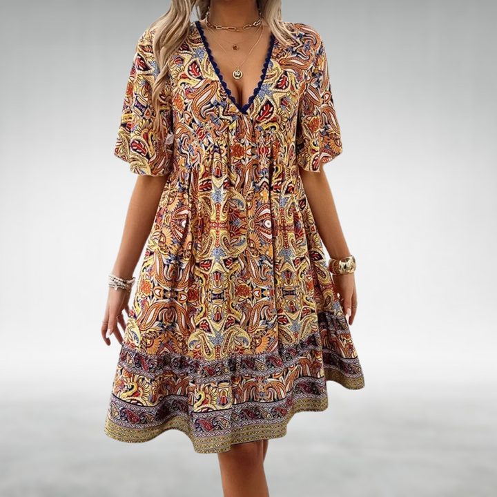 Jolina™ - Printed Swing Dress