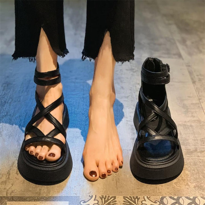 Jane™ - Bold Strappy Wedge Sandals