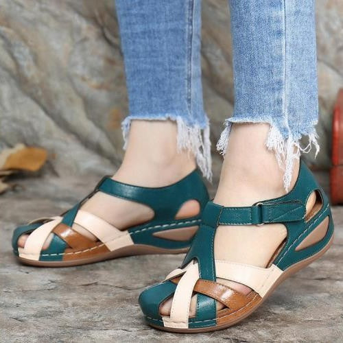 Vera™ - Multi-Strap Wedge Sandals