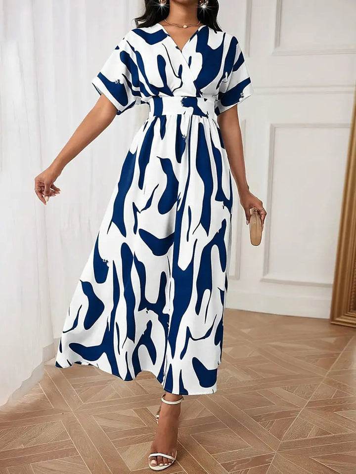 Noira™ - Abstract Elegance Dress