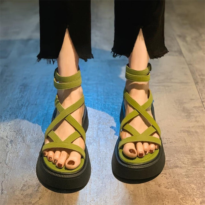 Jane™ - Bold Strappy Wedge Sandals