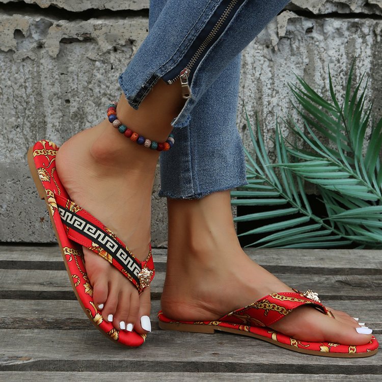 Pheobe™ - Luxe Print Sandals