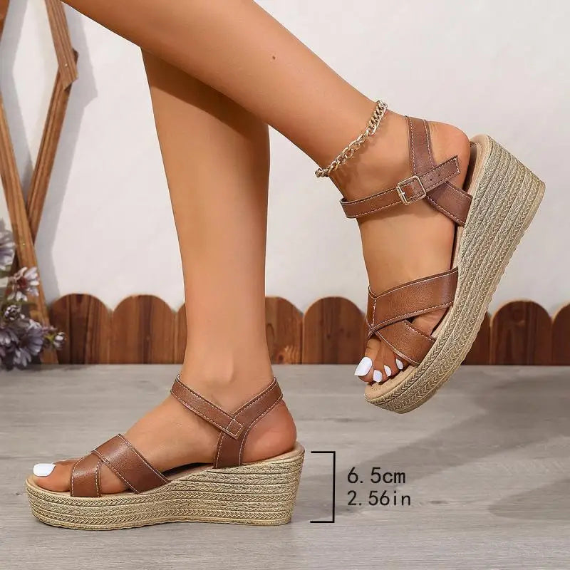 Lisa - Casual Wedge Sandals