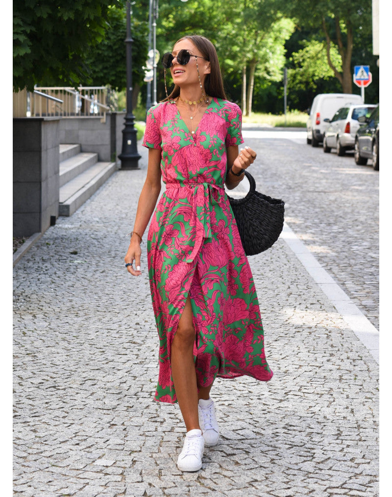 Loida™ - Elegant Printed Dress