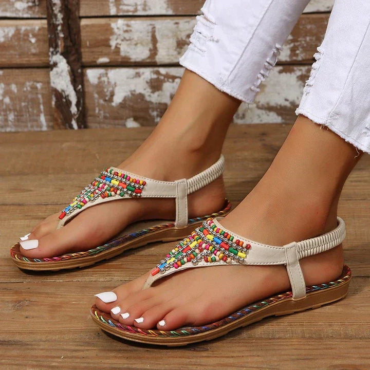 Gretel™ - Artisanal Beaded Sandals