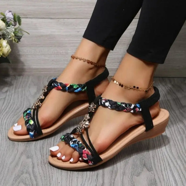 Tiana - Flat Braided Sandals