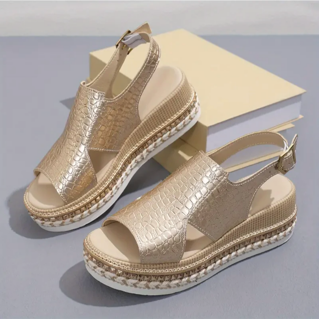 Adeline - Shine Relaxed Sandals