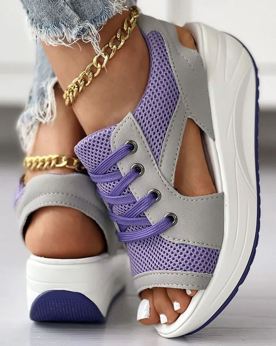 Avery™ - Breathable Wedge Sneakers