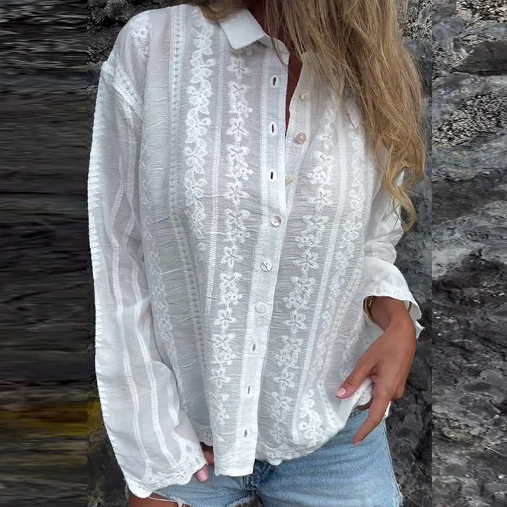 Shaine™ - Elegant Button-Up Shirt