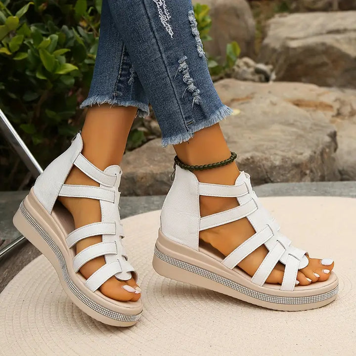 Vina - Elegant Wedge Sandals