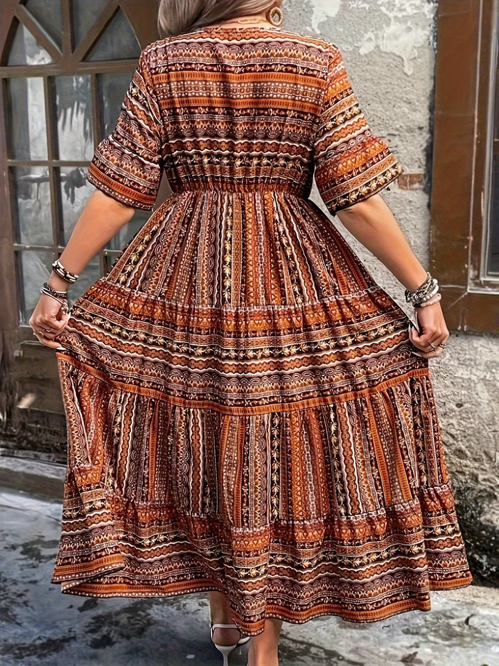 Liezel™ - Ethnic Flowy Dress