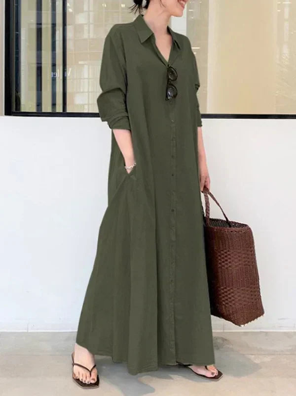 Shara™ - Relaxed Shirt Dress