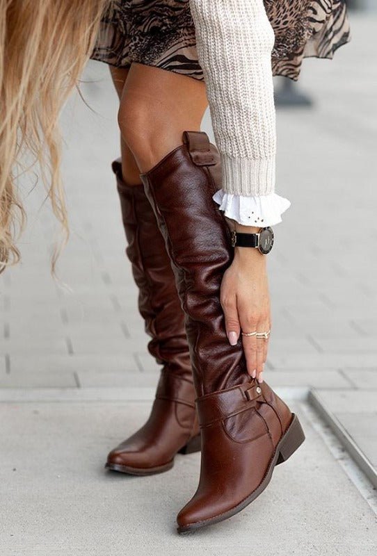 Zendy - Knee-High Elegant Boots