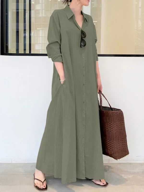 Shara™ - Relaxed Shirt Dress