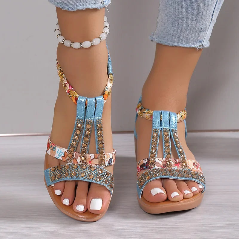 June™ - Boho Wedge Sandals