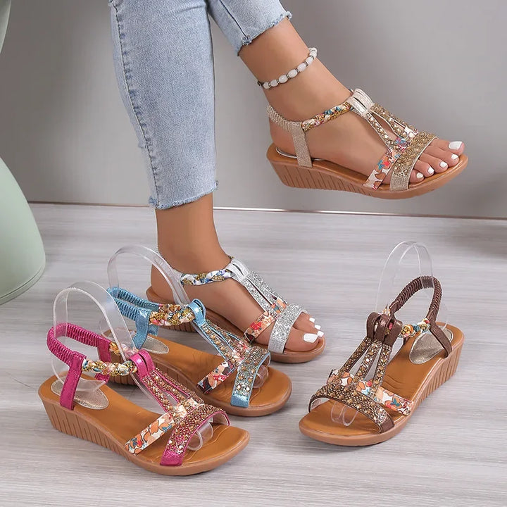 June™ - Boho Wedge Sandals