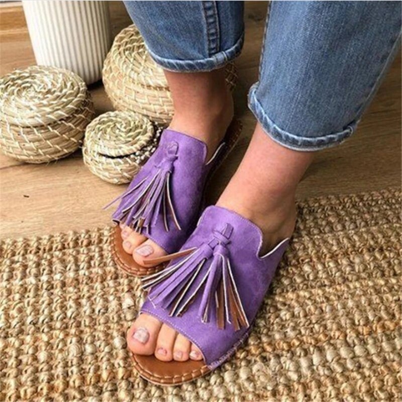 Tina™ - Boho Tassel Sandals