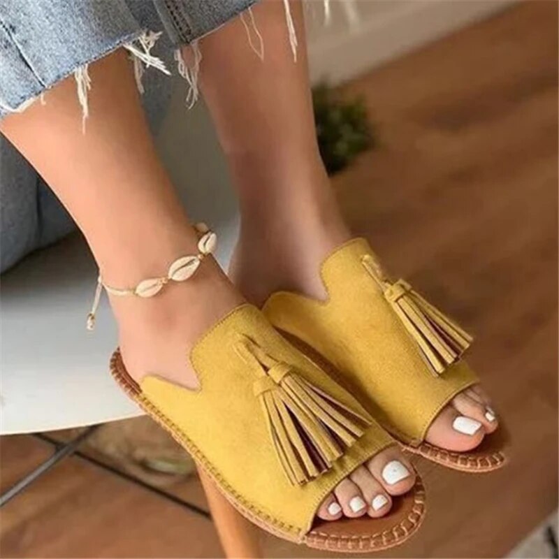 Tina™ - Boho Tassel Sandals