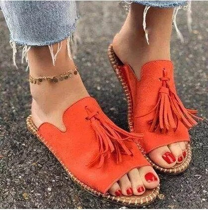 Tina™ - Boho Tassel Sandals