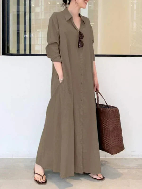 Shara™ - Relaxed Shirt Dress