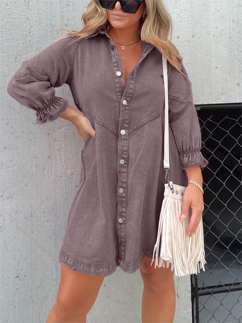 Wella™ - Casual Buttoned Dress