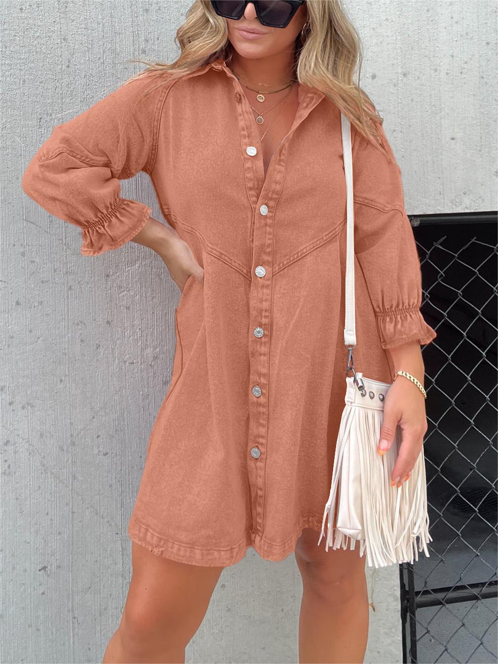 Wella™ - Casual Buttoned Dress