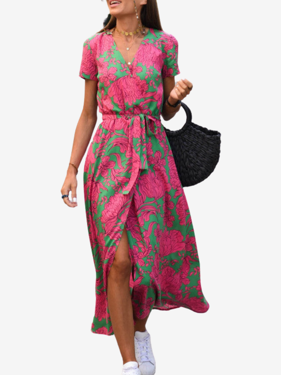 Loida™ - Elegant Printed Dress