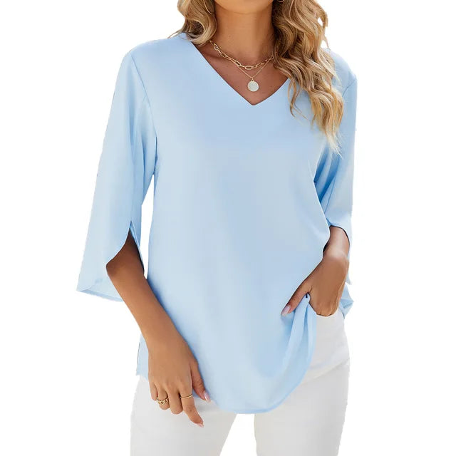 Regina™ - V-Neck Blouse