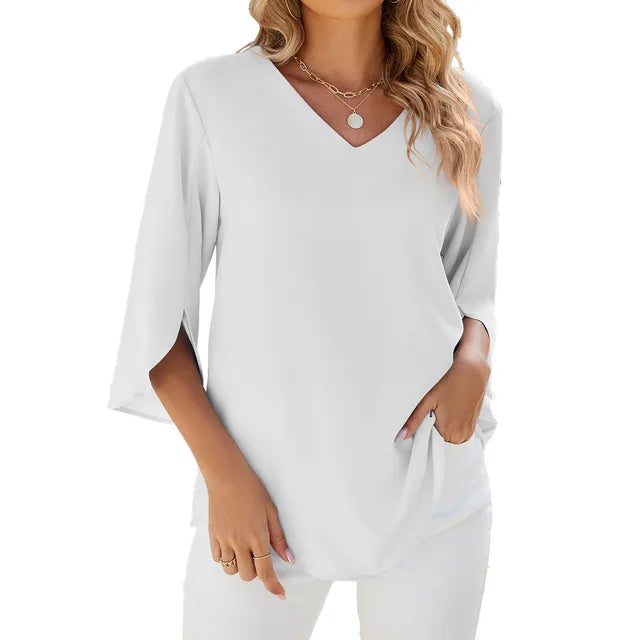 Regina™ - V-Neck Blouse