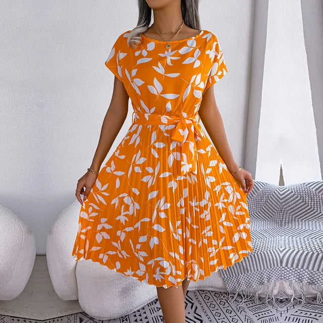 Dianne™ - Floral Pleated Dress